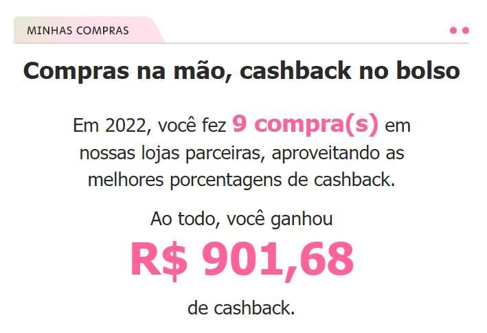 Cashback de 900 reais Meliuz em 2022